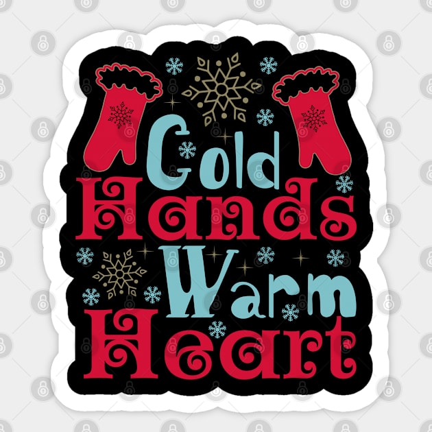 Cold Hands Warm Heart Sticker by holidaystore